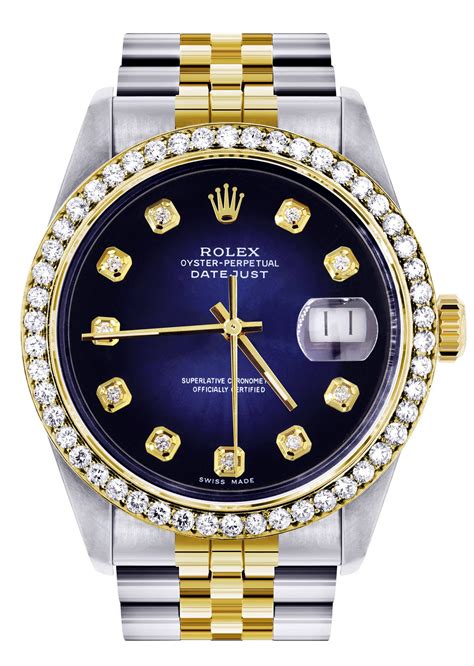 diamond watch mens rolex|Rolex diamond bezel price.